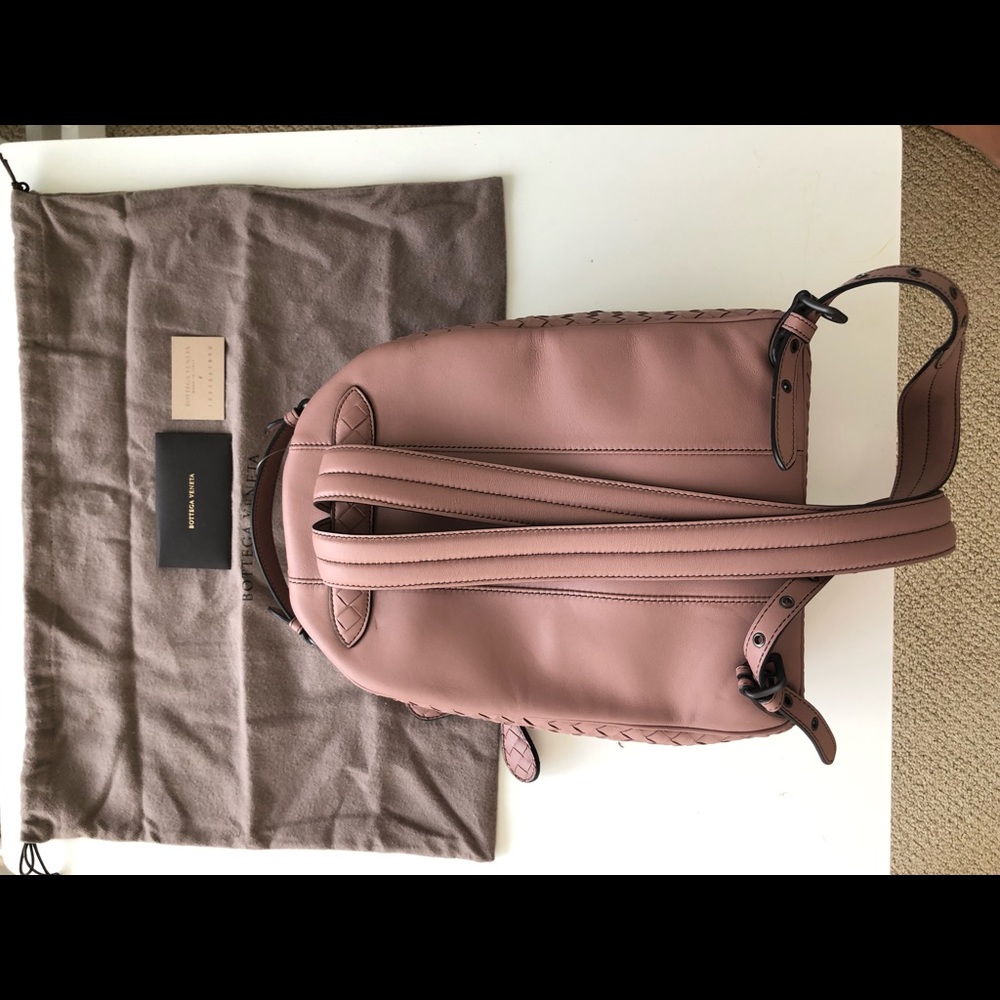 Brand New Bottega Veneta Deco Rose Backpack - Picture 3 of 5
